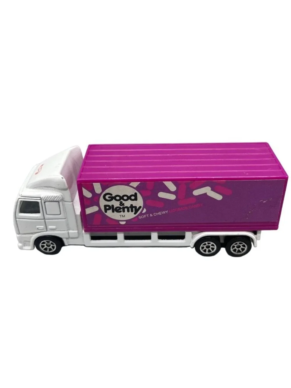 Hot Wheels 1996 Mattel Inc. Die Cast Good & Plenty Licorice Candy Box Truck READ